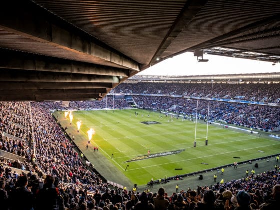 Stade tournoi des 6 nations murrayfield stadium à edimbourg
